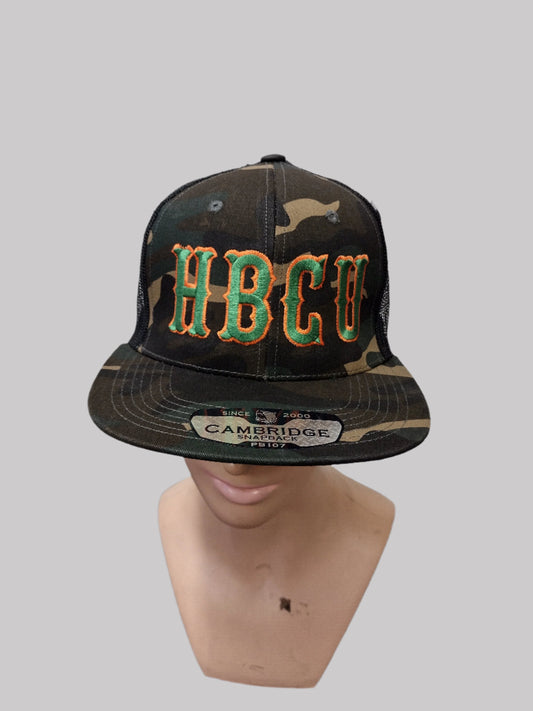 Camo and Mesh HBCU hats