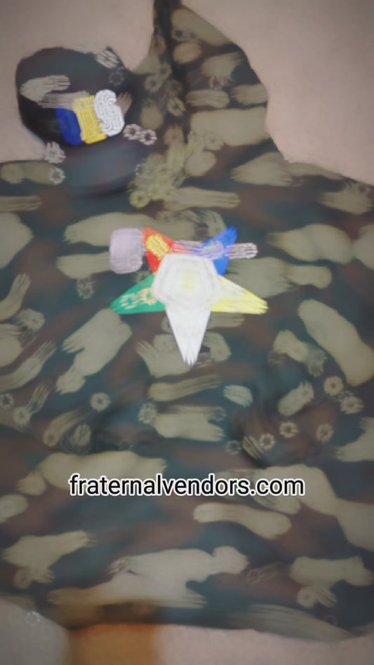 Embroidered Camo Hoody