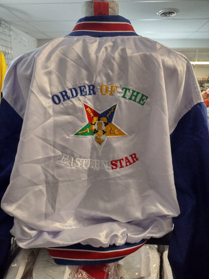 OES Satin Lined Baseball Jacket