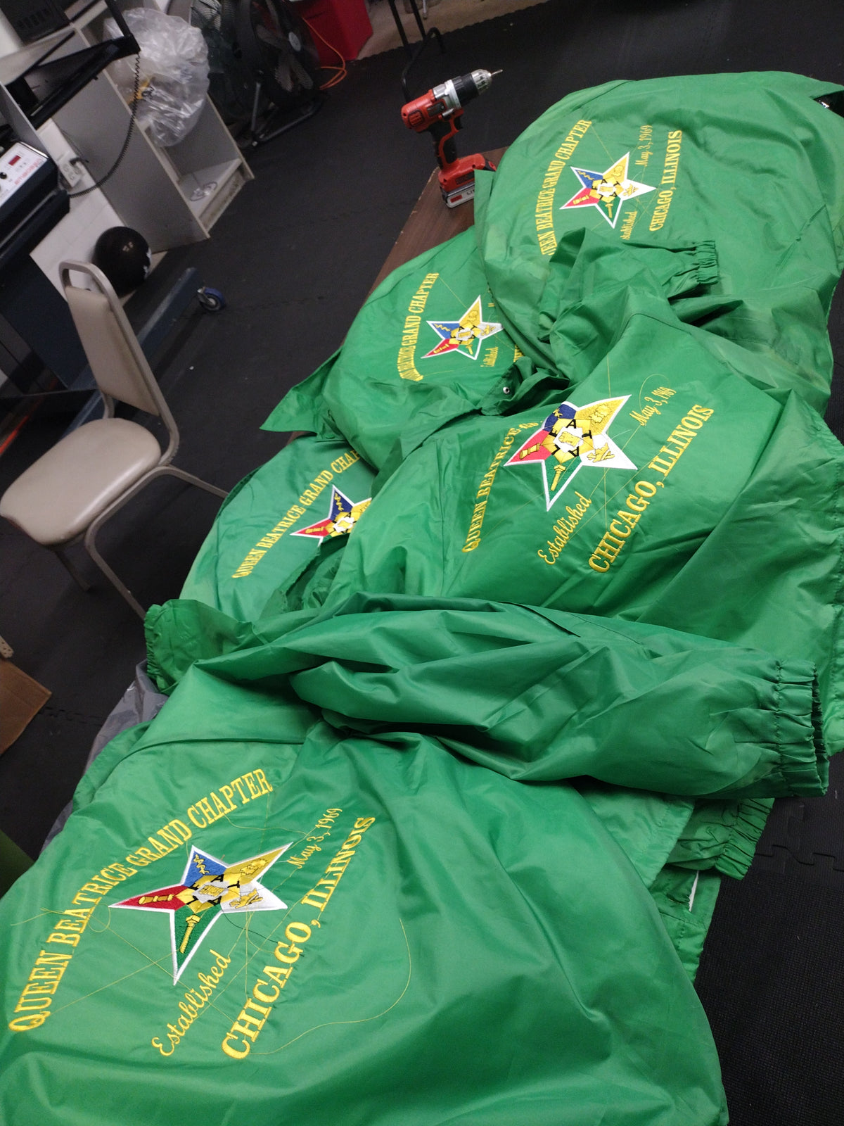 QBGC Kelly and Royal Crossing Jackets