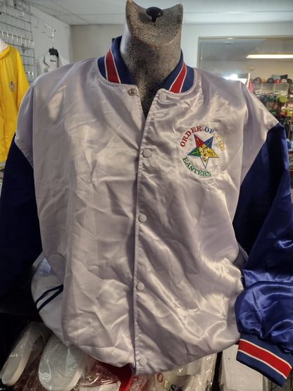 OES Satin Lined Baseball Jacket
