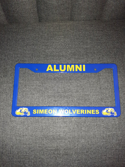 Simeon Wolverines License Frame