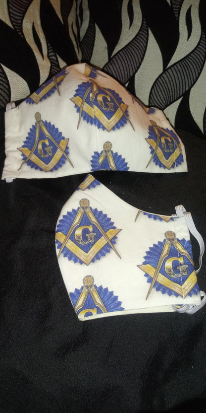 Masonic Cotton Mask